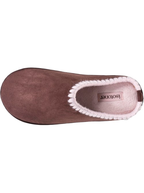 Zapatillas mules ultracómoda, en ante con suela de mujer Isotoner - Kiabi Zapatillas mules ultracómoda, en ante con suela de mujer Isotoner - Kiabi