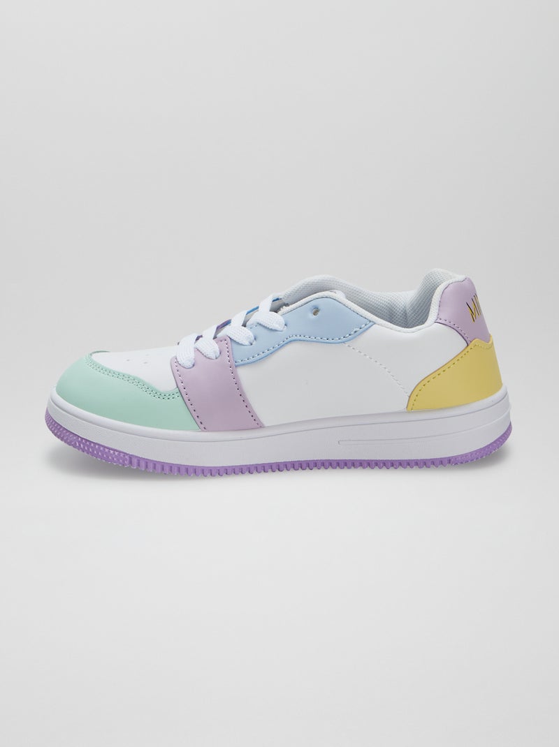 Zapatillas multicolores 'Minnie' BLANCO - Kiabi