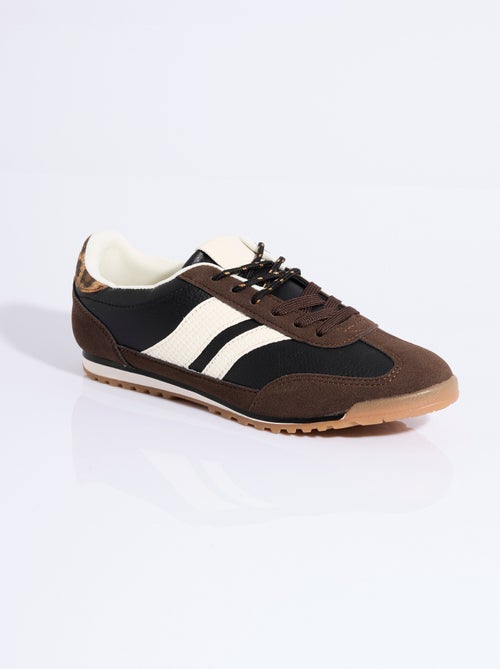 Zapatillas multimaterial + 2 pares de cordones - AFIBEL - Kiabi