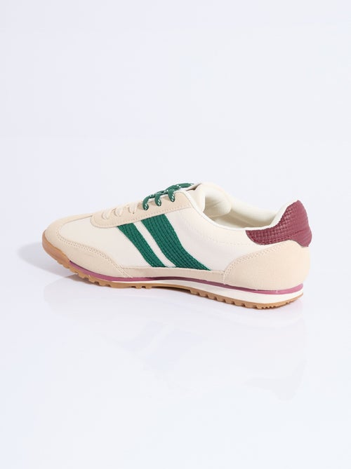 Zapatillas multimaterial + 2 pares de cordones - AFIBEL - Kiabi