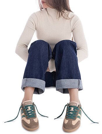 Zapatillas oscuras para mujer Teddy Smith