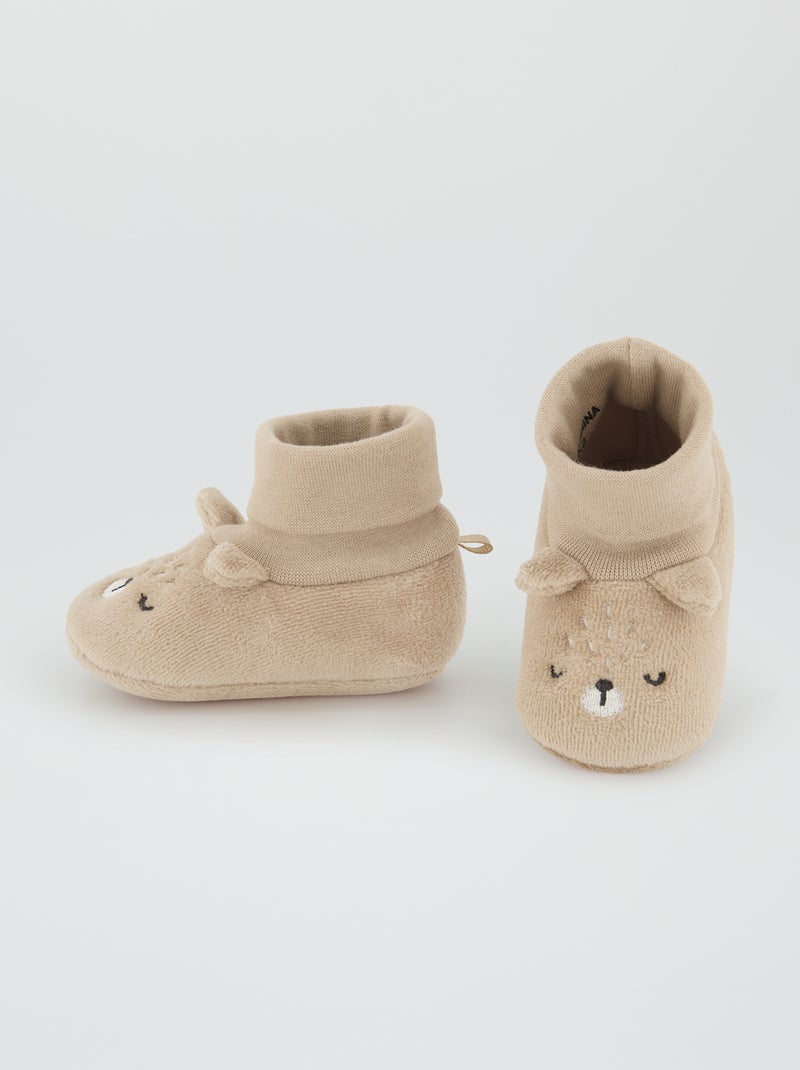 Zapatillas 'Oso' BEIGE - Kiabi