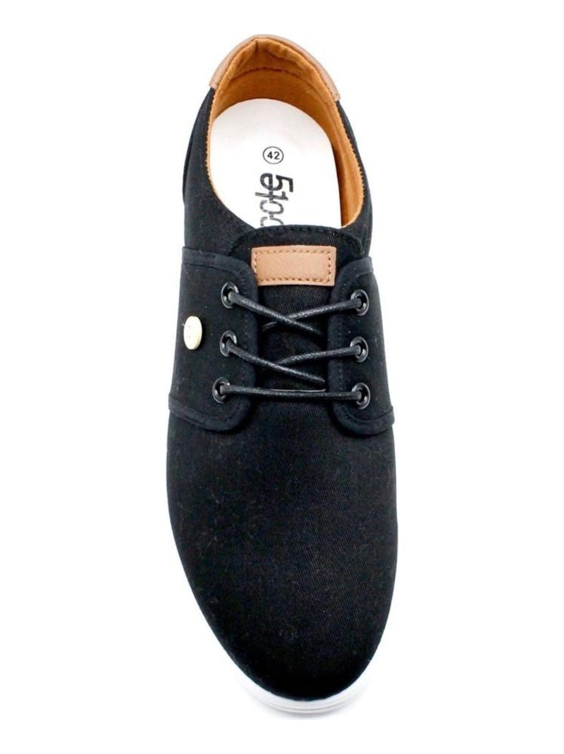 Zapatillas para hombre Kebello Negro Negro - Kiabi
