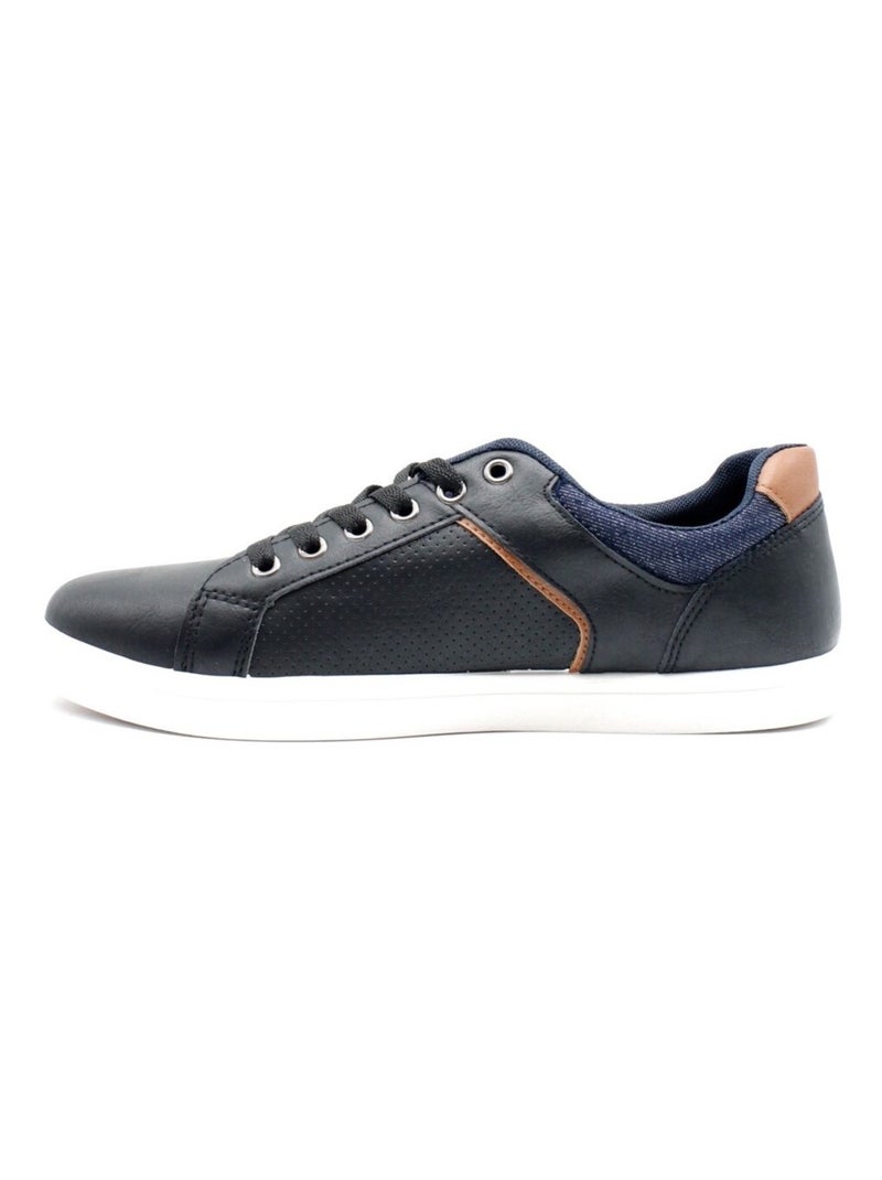 Zapatillas para hombre Kebello Negro Negro - Kiabi