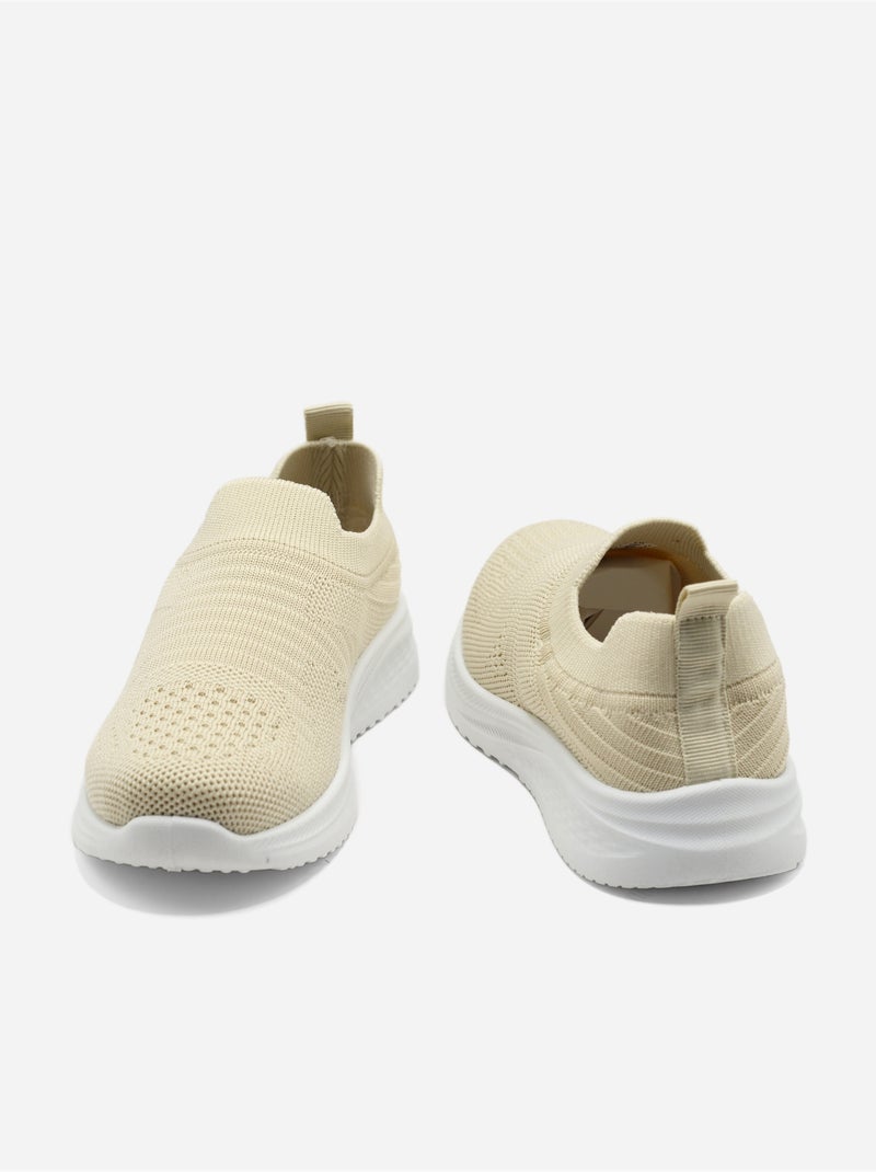 Zapatillas para ponerse - Doremi Beige - Kiabi