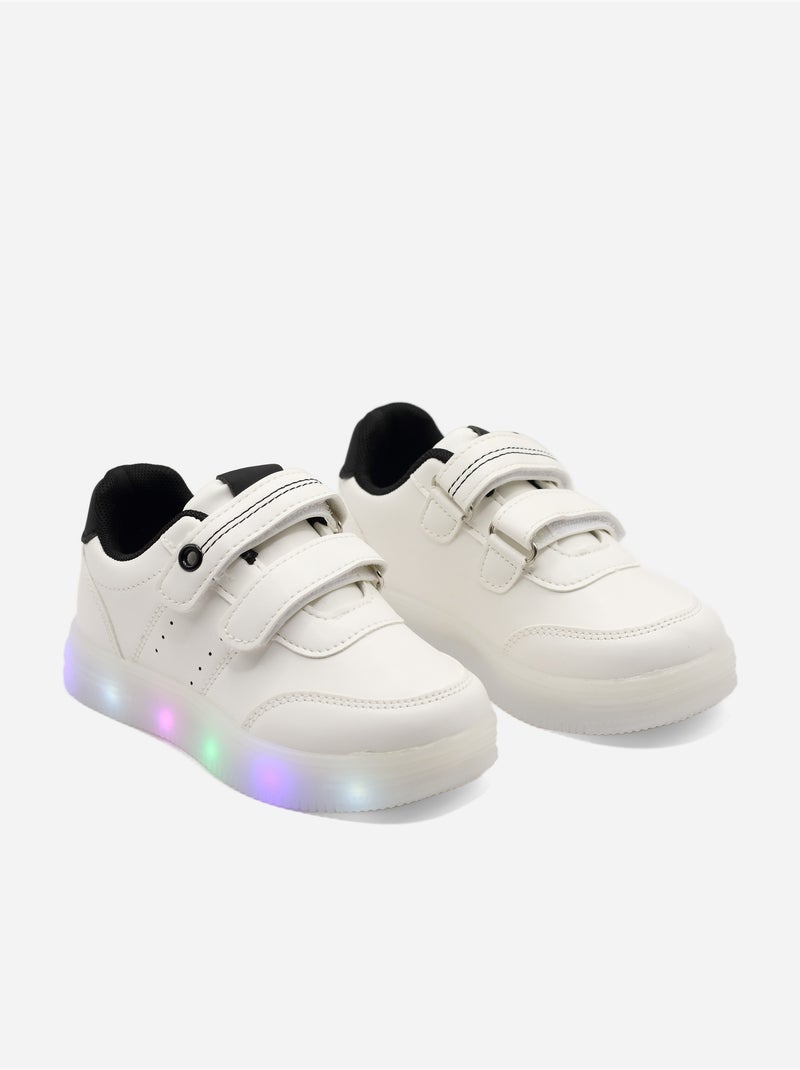 Zapatillas para ponerse - Doremi Blanco Negro - Kiabi