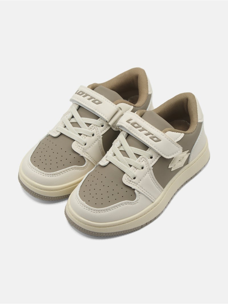 Zapatillas para ponerse - Lotto Blanco Marrón - Kiabi