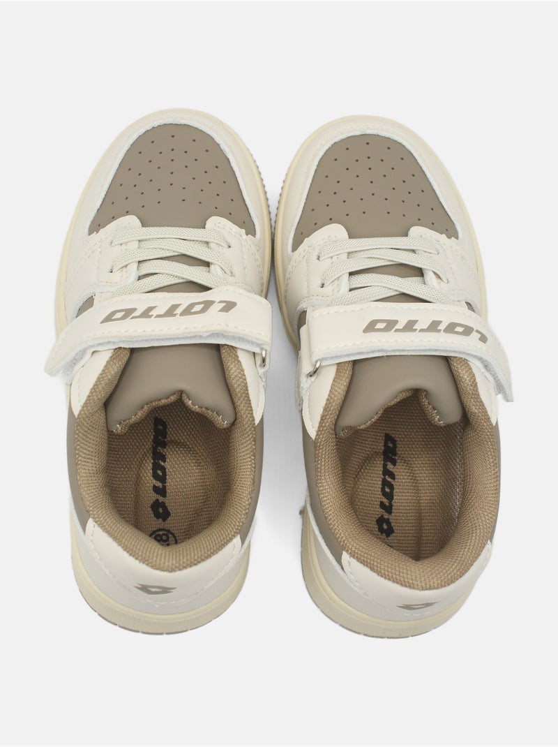 Zapatillas para ponerse - Lotto Blanco Marrón - Kiabi