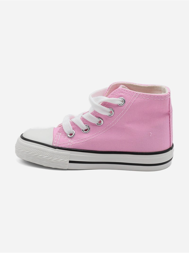 Zapatillas para ponerse - Rock and Joy Rosa - Kiabi