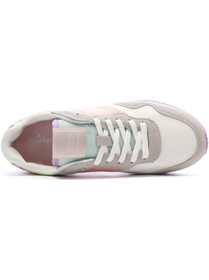 Zapatillas pepe jeans london para mujer Gris plateado - Kiabi