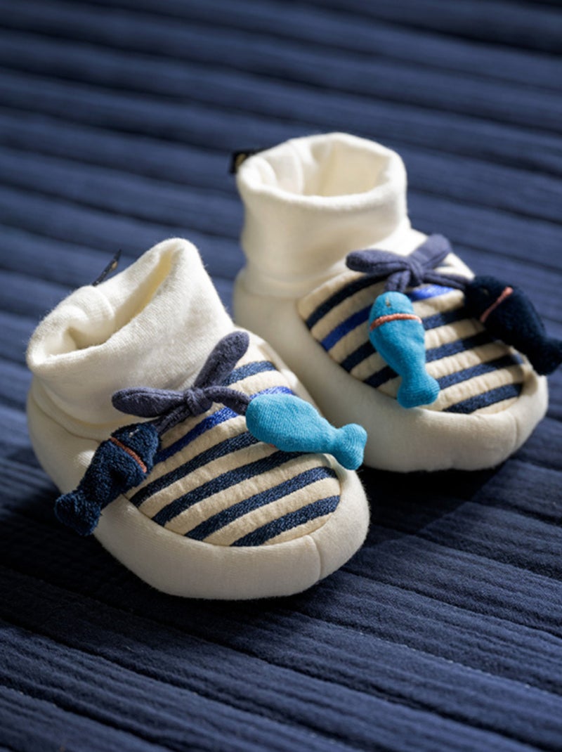 Zapatillas pez - SAUTHON Blanco Azul - Kiabi