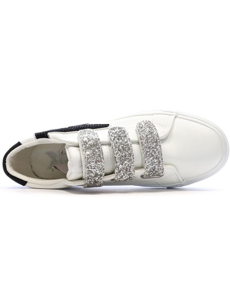 Zapatillas plataforma kaporal para mujer Blanco - Kiabi