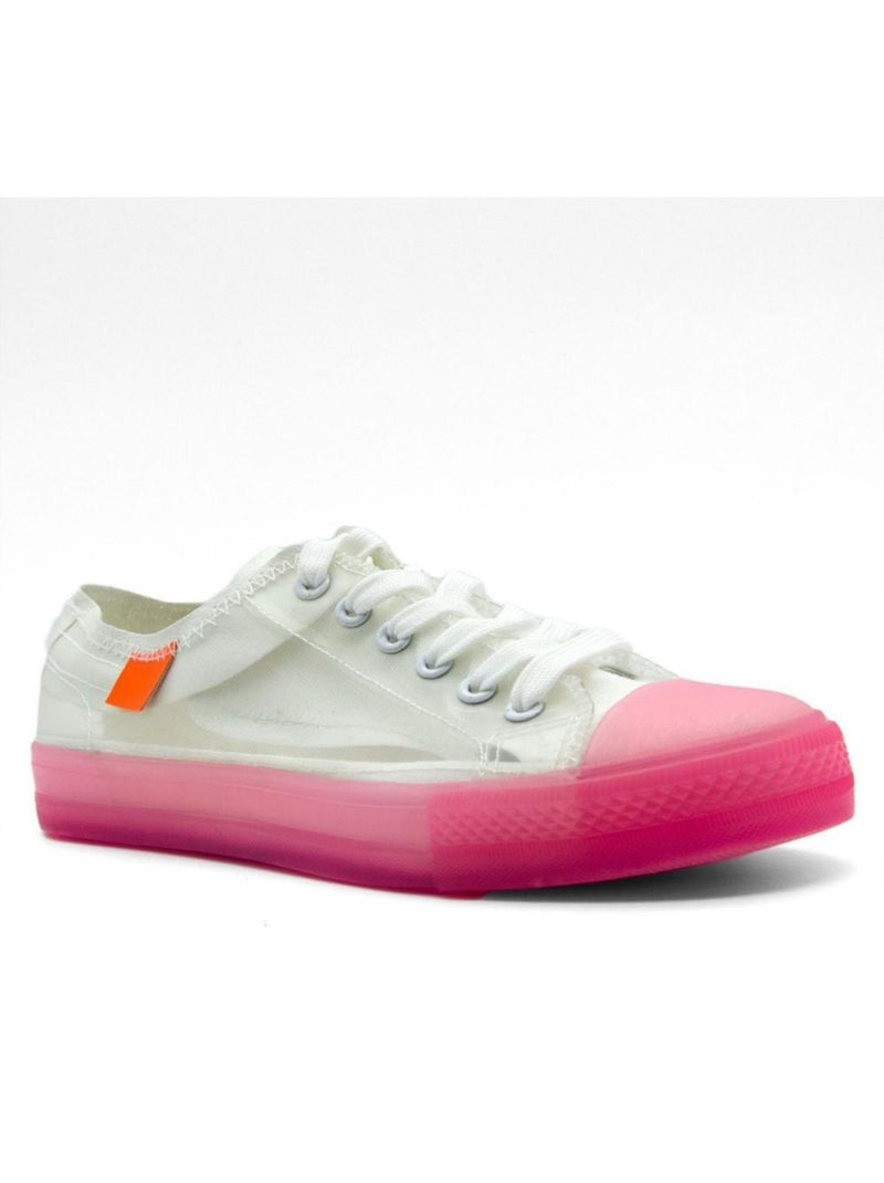 Zapatillas poco transparentes Kebello Rosa - Kiabi