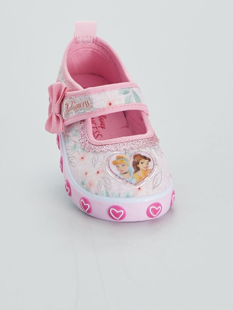 Zapatillas 'Princesa Disney' de tela rosa - Kiabi