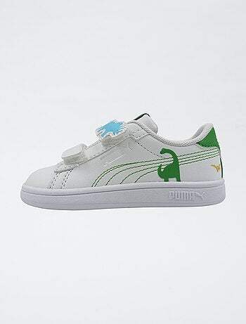 Zapatillas 'PUMA' de velcro con dinosaurios