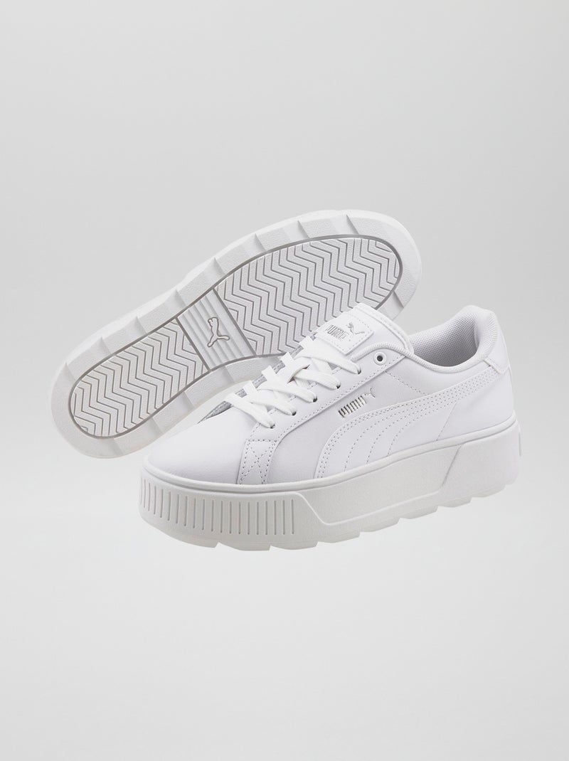 Zapatillas 'Puma' 'Karmen' con suela gruesa BLANCO - Kiabi