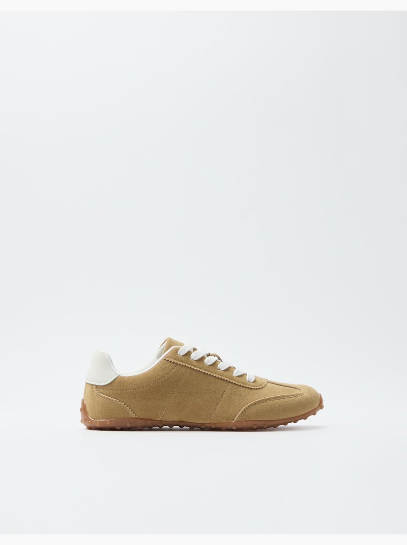 Zapatillas retro, MO Fashion Beige - Kiabi