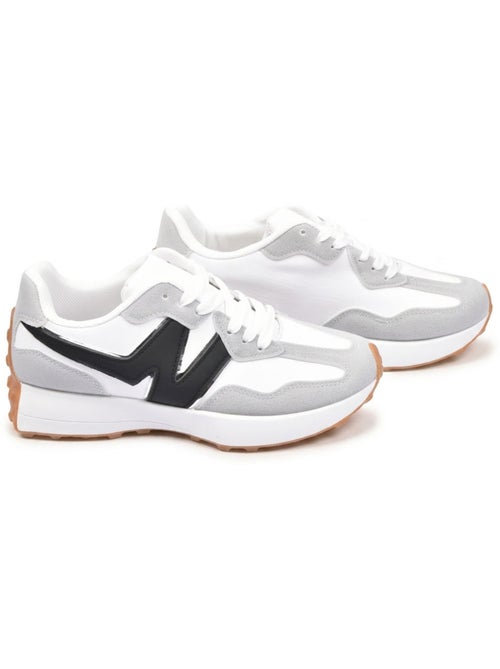 Zapatillas Runner Mujer Mesh Logo OZABI W 4 Colores - Kiabi Zapatillas Runner Mujer Mesh Logo OZABI W 4 Colores - Kiabi
