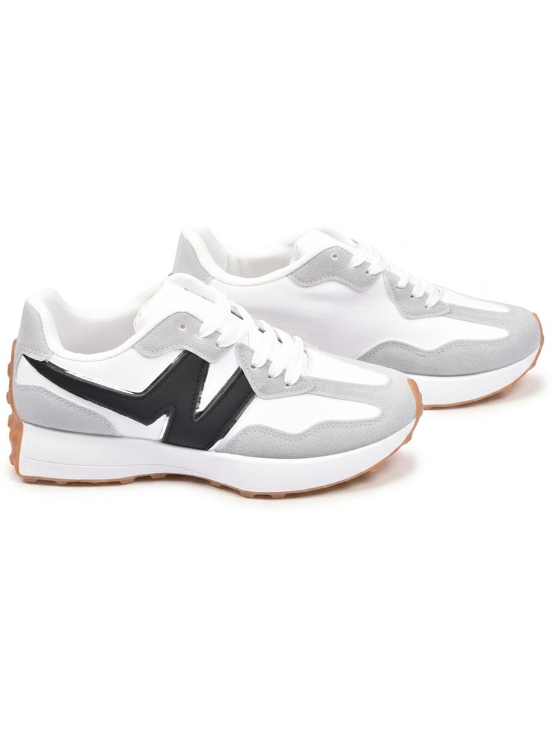 Zapatillas Runner Mujer Mesh Logo OZABI W 4 Colores Gris - Kiabi