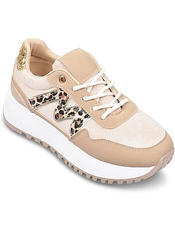 Zapatillas Runner Mujer Mesh Logo OZABI W 4 Colores