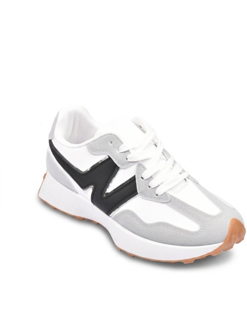 Zapatillas Runner Mujer Mesh Logo W 4 Colores OZABI - Kiabi Zapatillas Runner Mujer Mesh Logo W 4 Colores OZABI - Kiabi