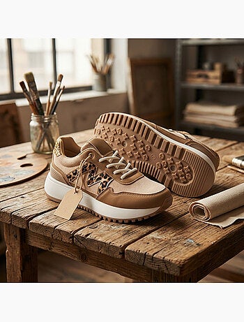 Zapatillas Runner Mujer Mesh Logo W 4 Colores OZABI