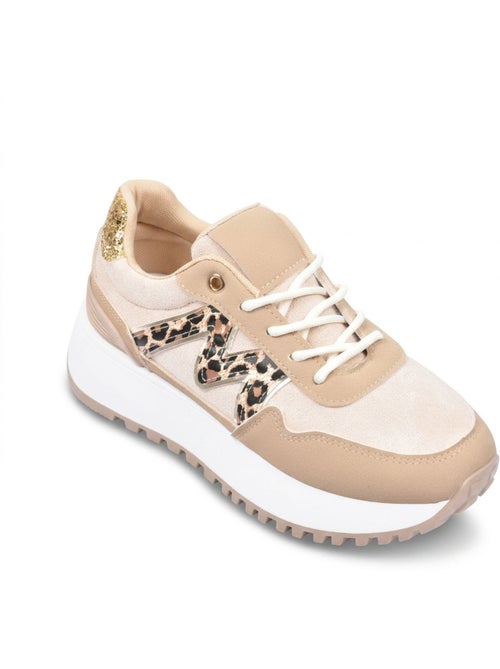 Zapatillas Runner Mujer Mesh Logo W 4 Colores OZABI - Kiabi Zapatillas Runner Mujer Mesh Logo W 4 Colores OZABI - Kiabi