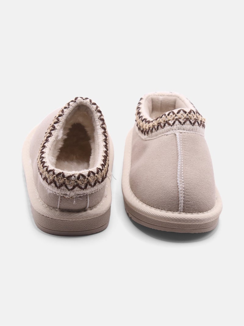 Zapatillas sin atar Crema - Kiabi