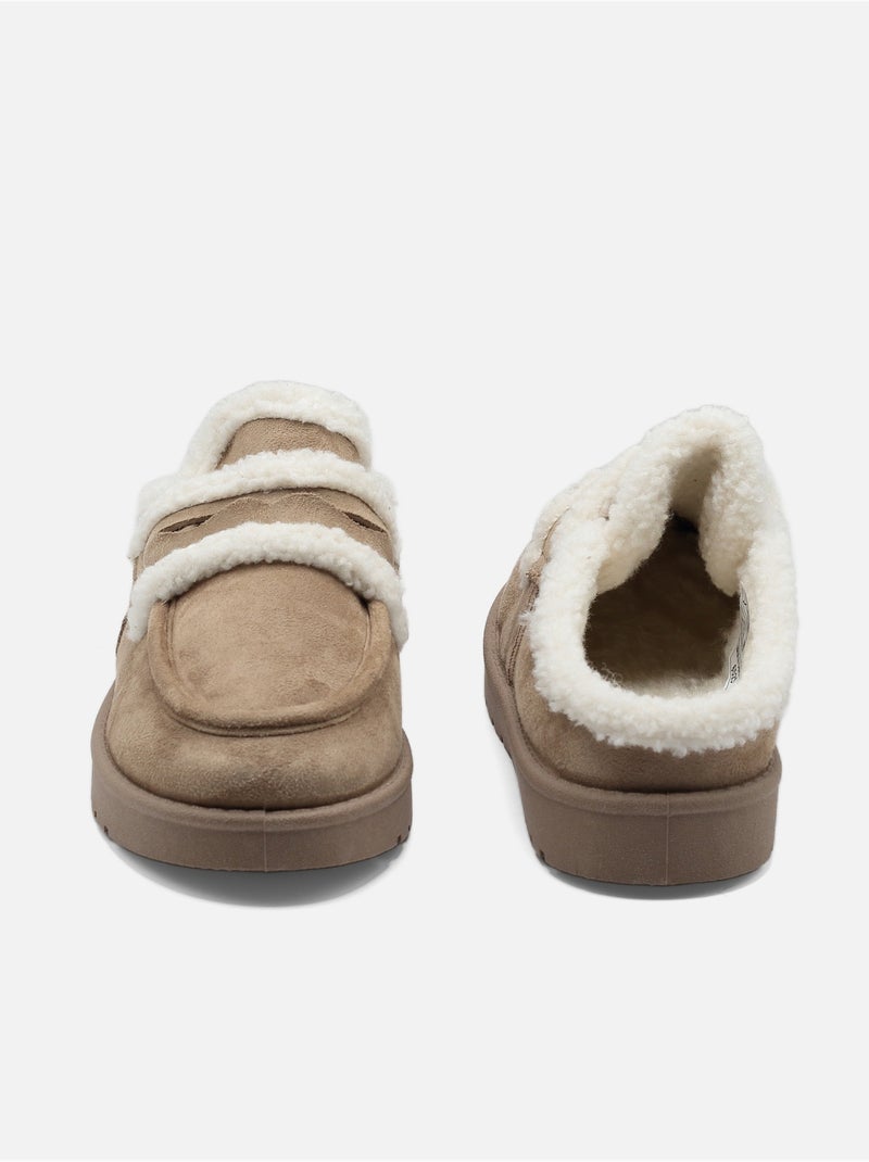 Zapatillas sin cordones Caqui - Kiabi