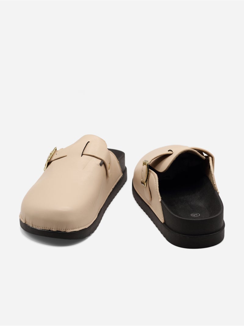 Zapatillas sin cordones Crema - Kiabi