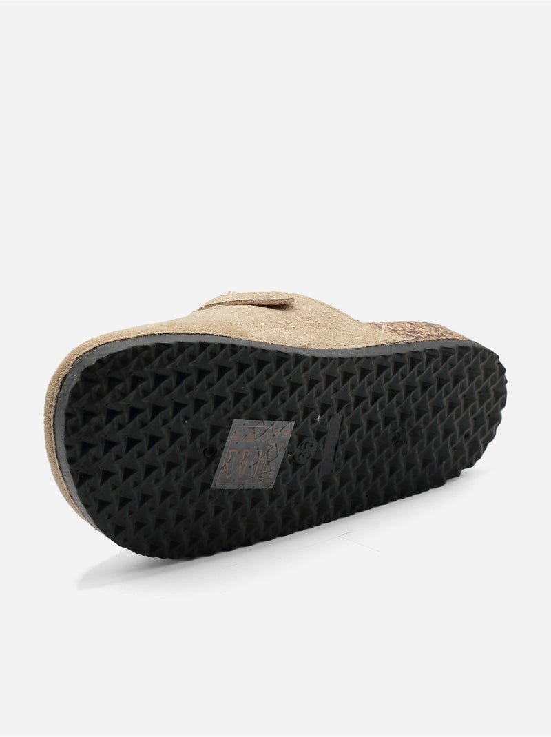 Zapatillas sin cordones Taupe - Kiabi