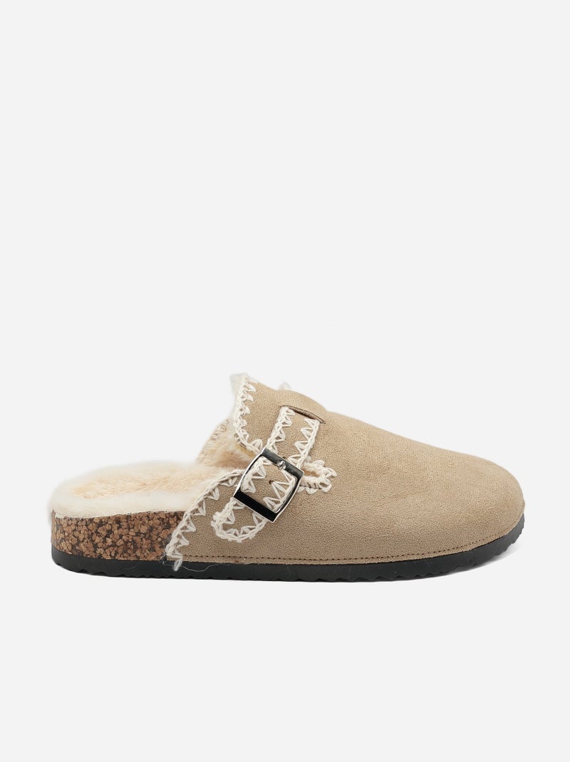 Zapatillas sin cordones Taupe - Kiabi