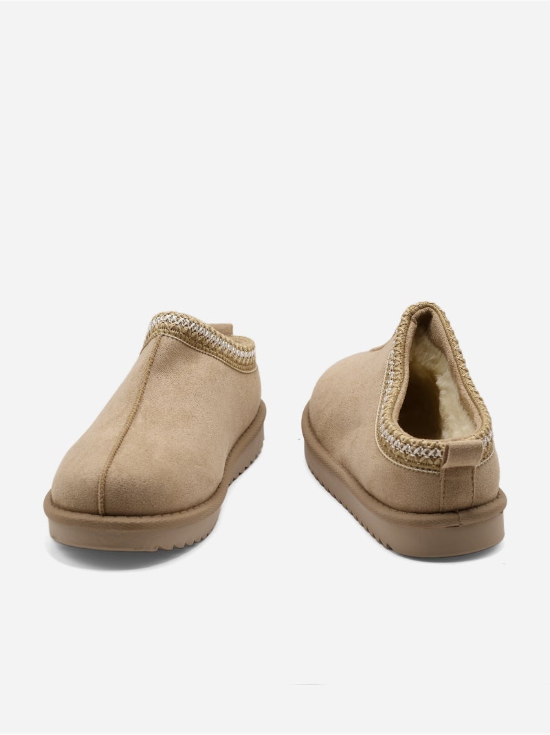 Zapatillas sin cordones Taupe - Kiabi
