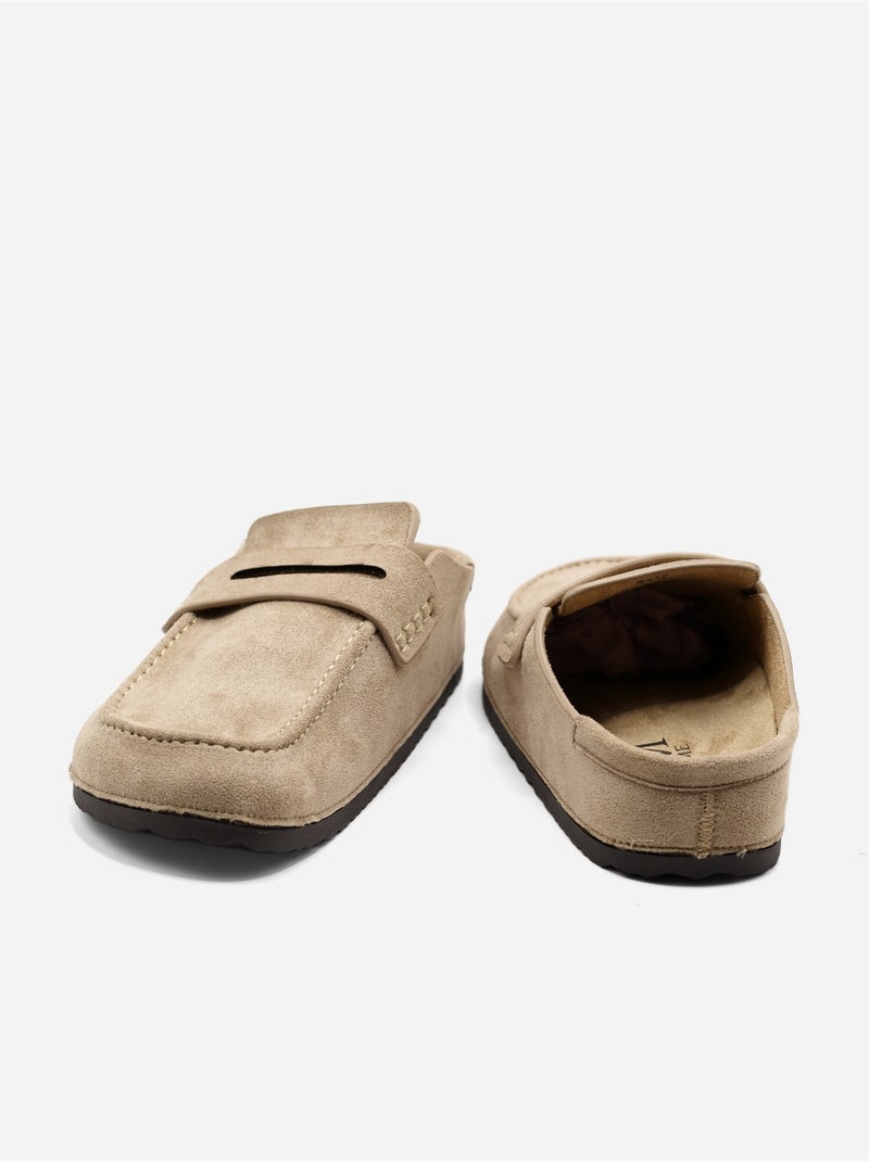 Zapatillas sin cordones Taupe - Kiabi