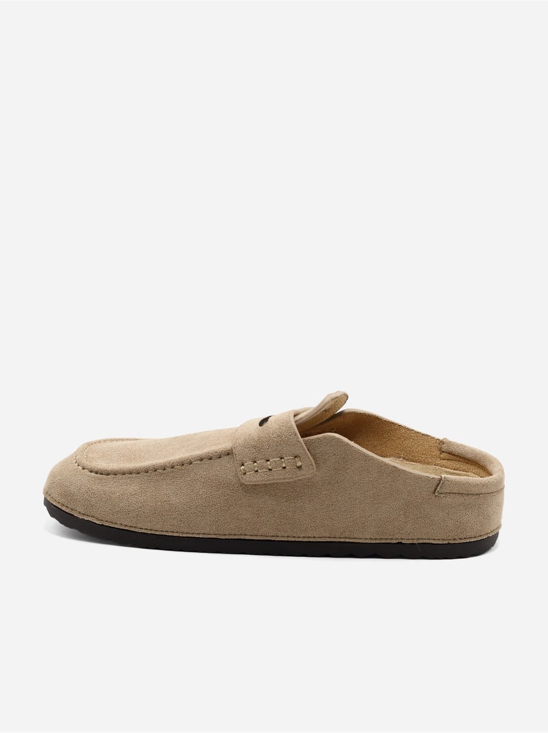 Zapatillas sin cordones Taupe - Kiabi