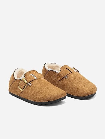 Zapatillas sin talón forradas