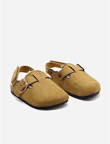 Zapatillas sin talón forradas