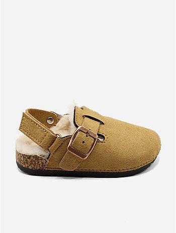 Zapatillas sin talón forradas