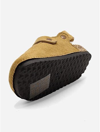 Zapatillas sin talón forradas