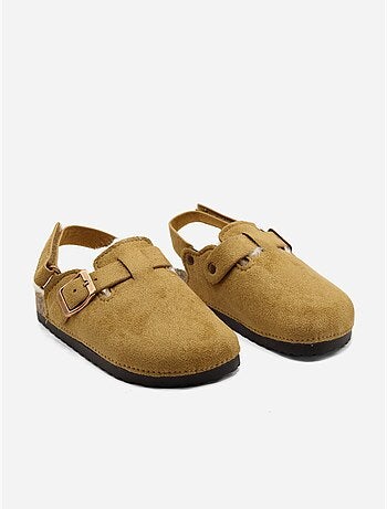 Zapatillas sin talón forradas