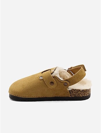 Zapatillas sin talón forradas