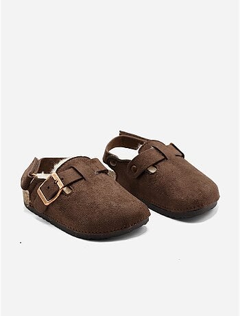 Zapatillas sin talón forradas