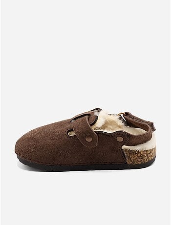 Zapatillas sin talón forradas