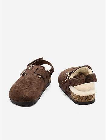 Zapatillas sin talón forradas