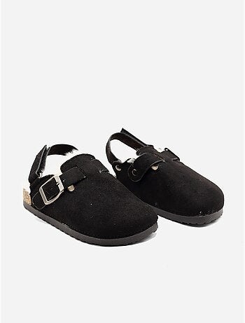 Zapatillas sin talón forradas
