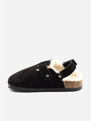 Zapatillas sin talón forradas