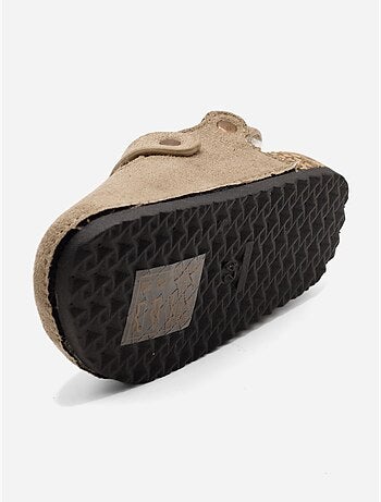 Zapatillas sin talón forradas