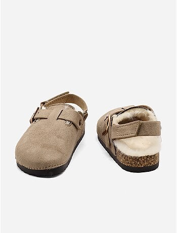 Zapatillas sin talón forradas