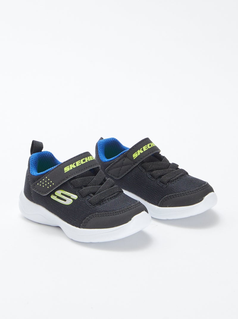 Zapatillas 'Skechers' con velcros y cordones elásticos NEGRO - Kiabi