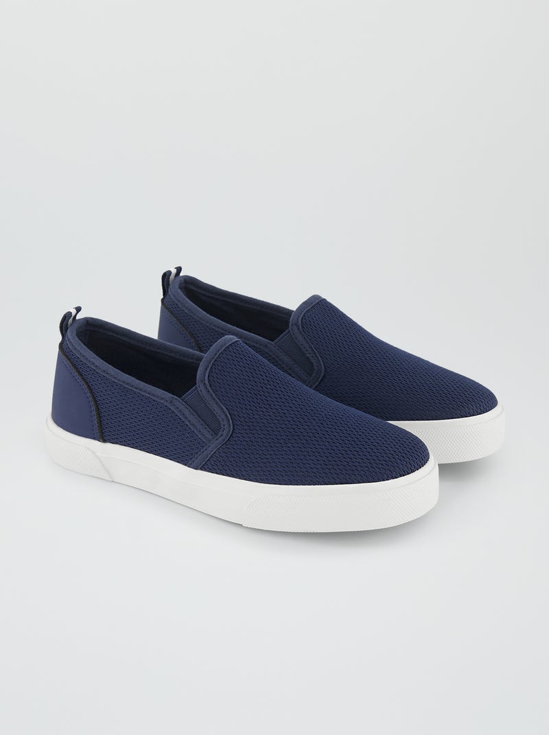 Zapatillas 'slip-on' AZUL - Kiabi